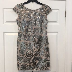 Adrianna Papell Elegant Sequin Dress